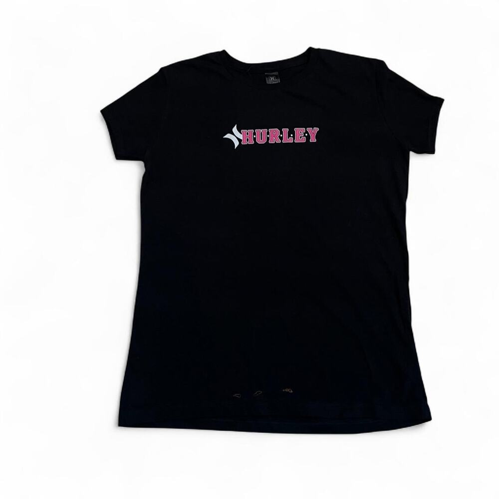 Hurley Women’s Black Logo T-shirt, Medium READ DESCRIPTION